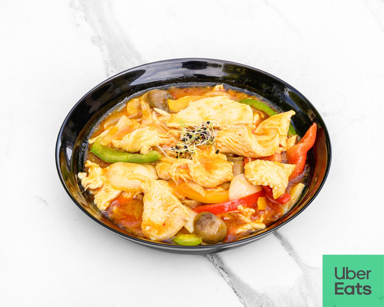 Poulet sauté au curry